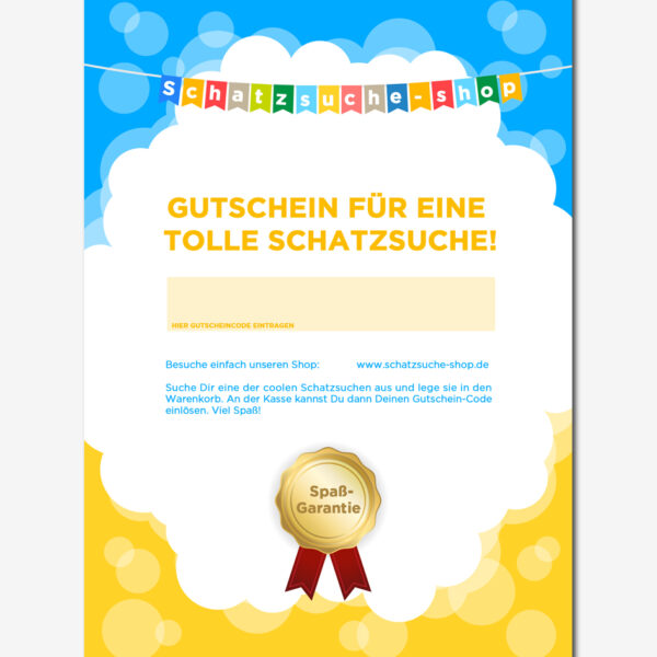 Schatzsuche Kindergeburtstag