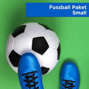 Darstellung, wie User und wie der Googlebot ein Bild bei der Suche nach „Fussball Deko Paket Small“ sehen
