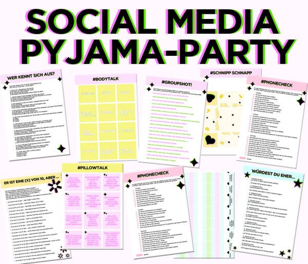 Social Media Pyjama Party